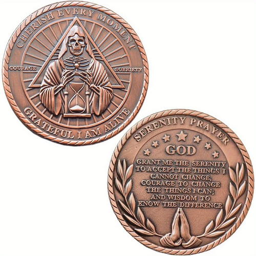 Serenity prayer coin - serenity,