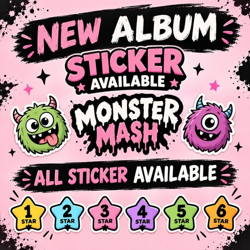 Mogo stickers - go, 1-6⭐)